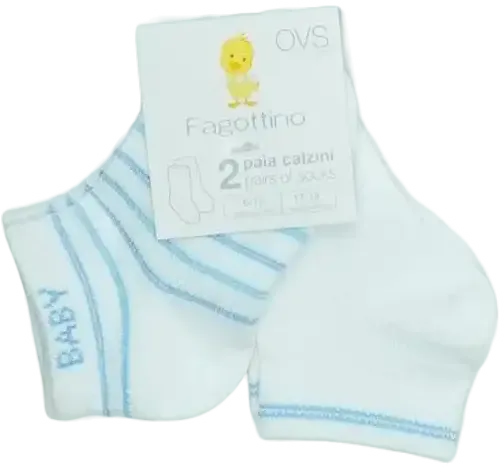 Fehér OVS - Fagottino Csomag - Zoknik EU 80 / UK 9-12 hónap / US 12 hónap