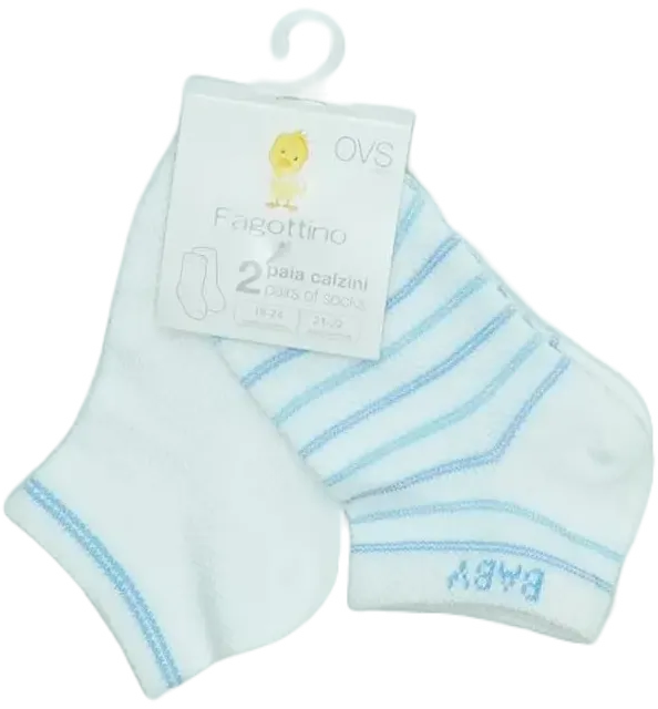 Fehér OVS - Fagottino Csomag - Zoknik EU 92 / UK 2 év / US 2T