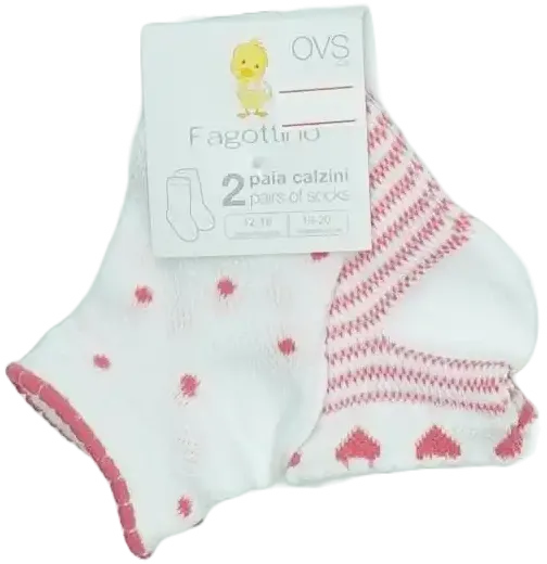 Fehér OVS - Fagottino Csomag - Zoknik EU 86 / UK 12-18 hónap / US 18 hónap