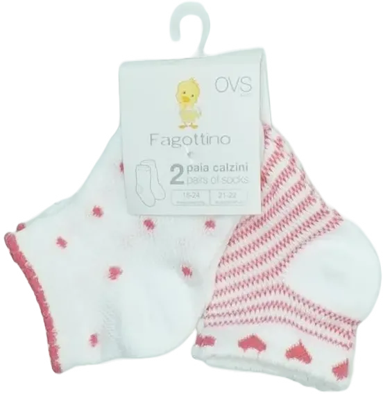 Fehér OVS - Fagottino Csomag - Zoknik EU 92 / UK 2 év / US 2T