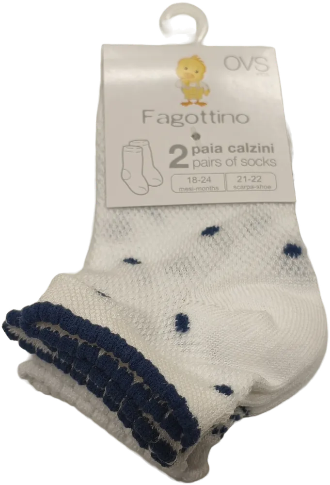 Fehér OVS - Fagottino Csomag - Zoknik EU 22