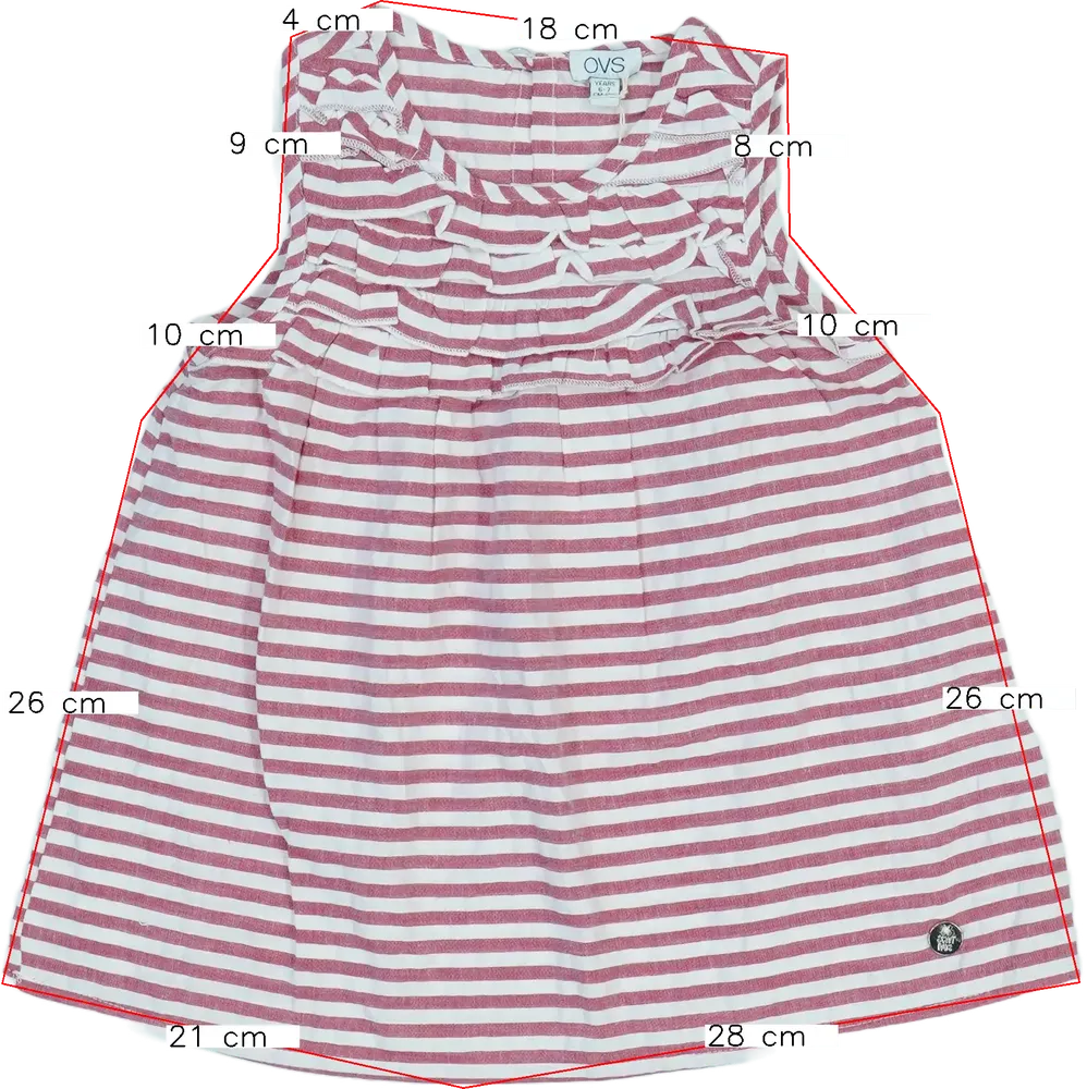 Rózsaszín OVS Tunika EU 122 / UK 7 év / US 7 év/M