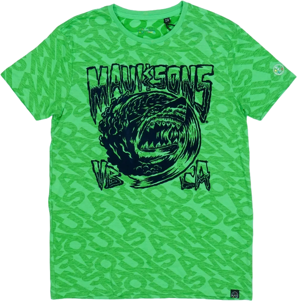 Zöld Maui&amp;Sons Póló EU 170 / UK 15 év / US XL