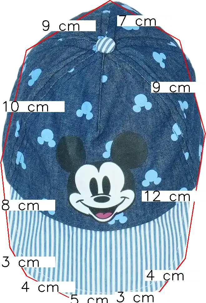 Kék Disney Baseball sapka EU 98 / UK 3 év / US 3T