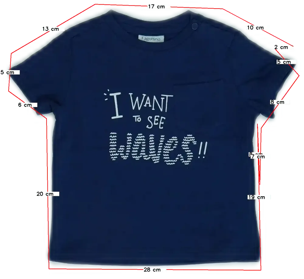 Kék OVS - Fagottino Póló EU 80 / UK 9-12 hónap / US 12 hónap