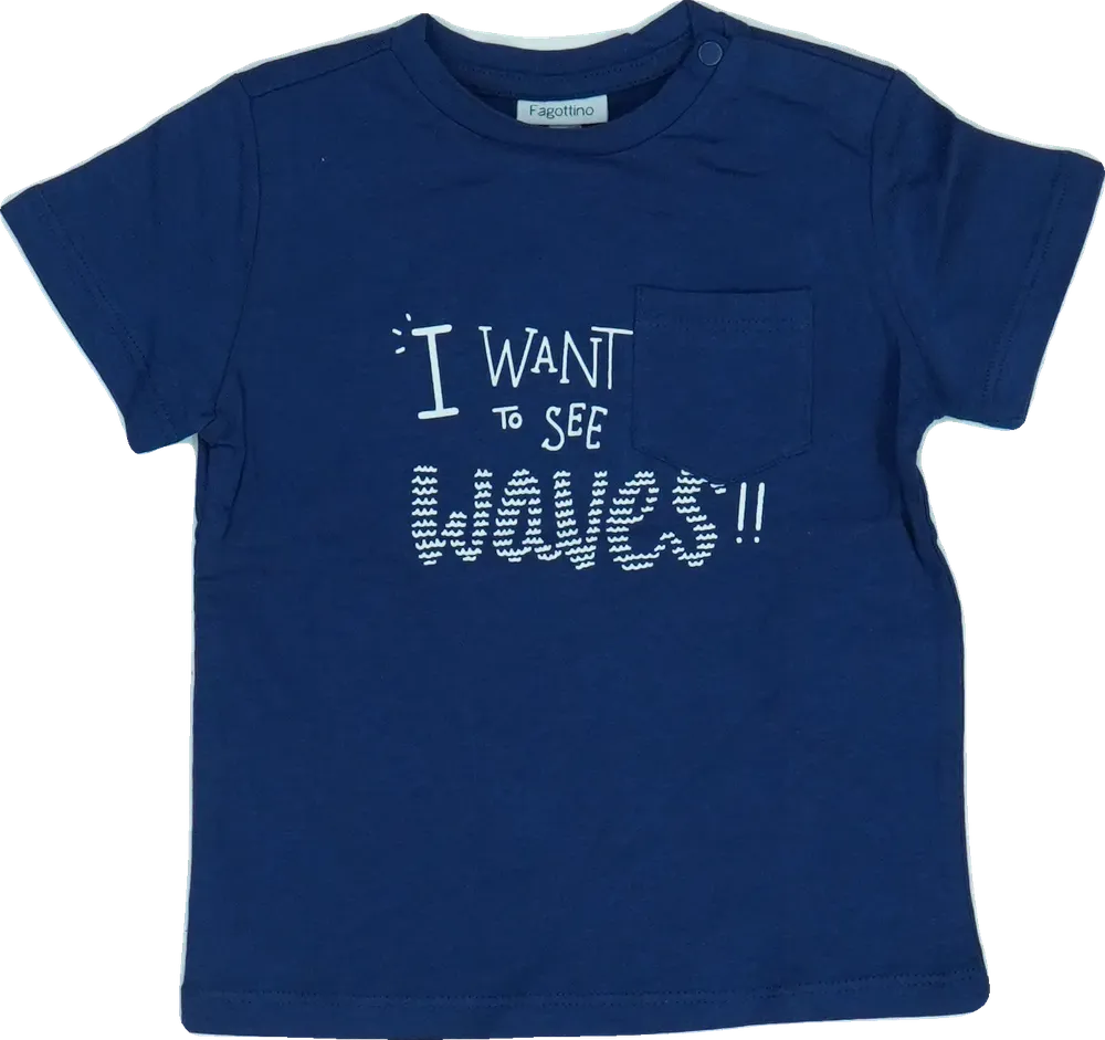 Kék OVS - Fagottino Póló EU 92 / UK 2 év / US 2T