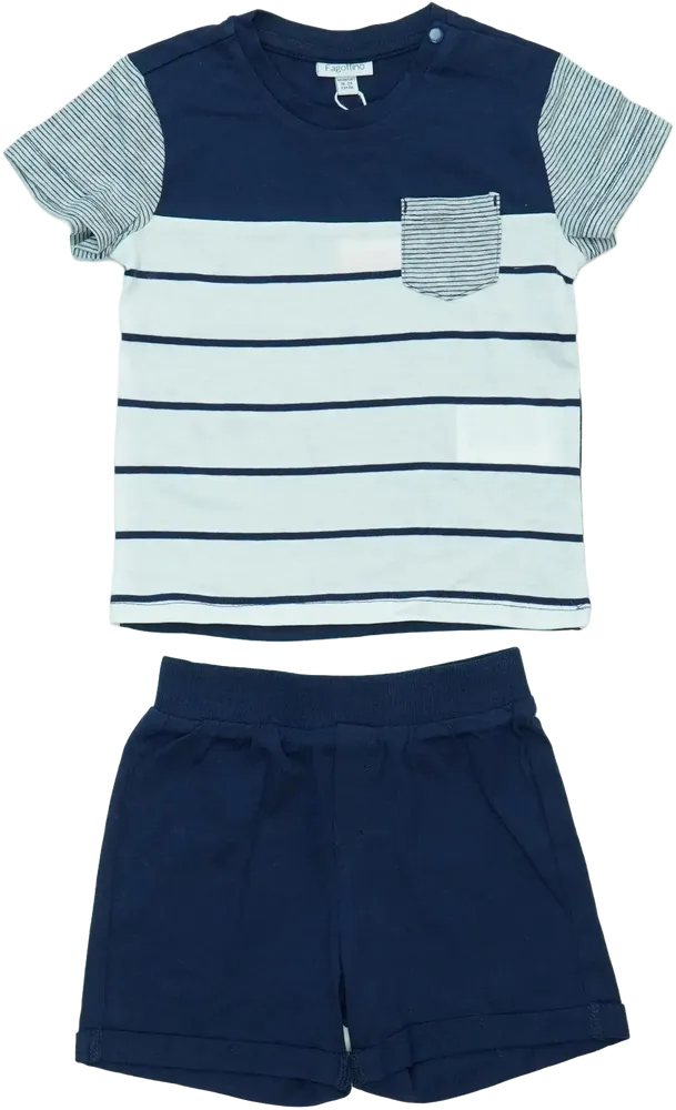Blue OVS - Fagottino 2-piece set - Top &amp; Bottom EU 92 / UK 2 years / US 2T