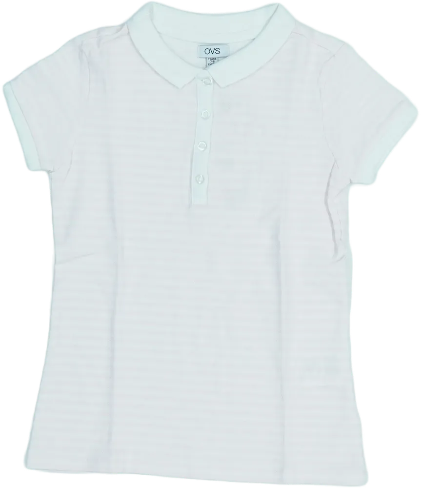 Fehér OVS Galléros póló EU 128 / UK 8 év / US 8 év/M