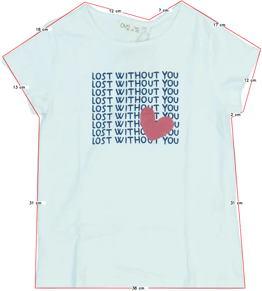 Fehér OVS Póló EU 134 / UK 9 év / US 9 év/L