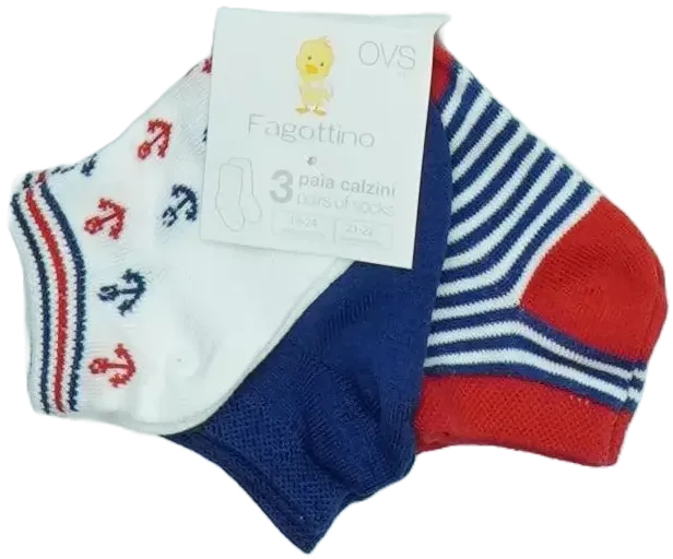 Többszínű OVS - Fagottino Csomag - Zoknik EU 22