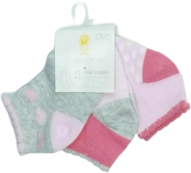 Rózsaszín OVS - Fagottino Csomag - Zoknik EU 80 / UK 9-12 hónap / US 12 hónap