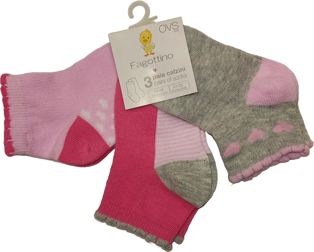 Rózsaszín OVS - Fagottino Csomag - Zoknik EU 22