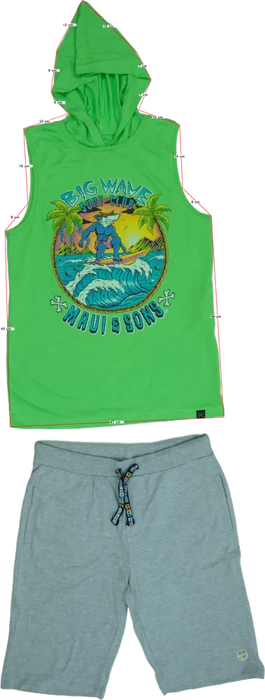 Green Maui&amp;Sons 2-piece set - Top &amp; Bottom EU 170 / UK 15 years / US XL