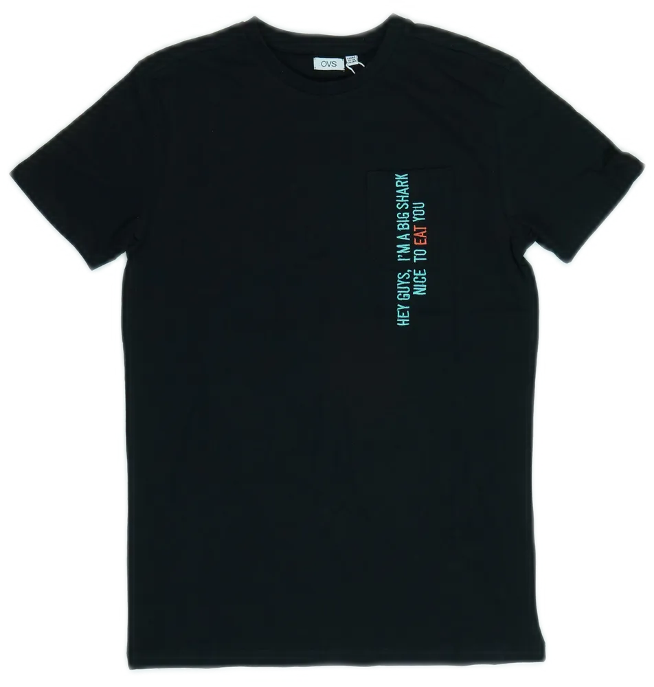 Fekete OVS Póló EU 146 / UK 11 év / US 12 év/L