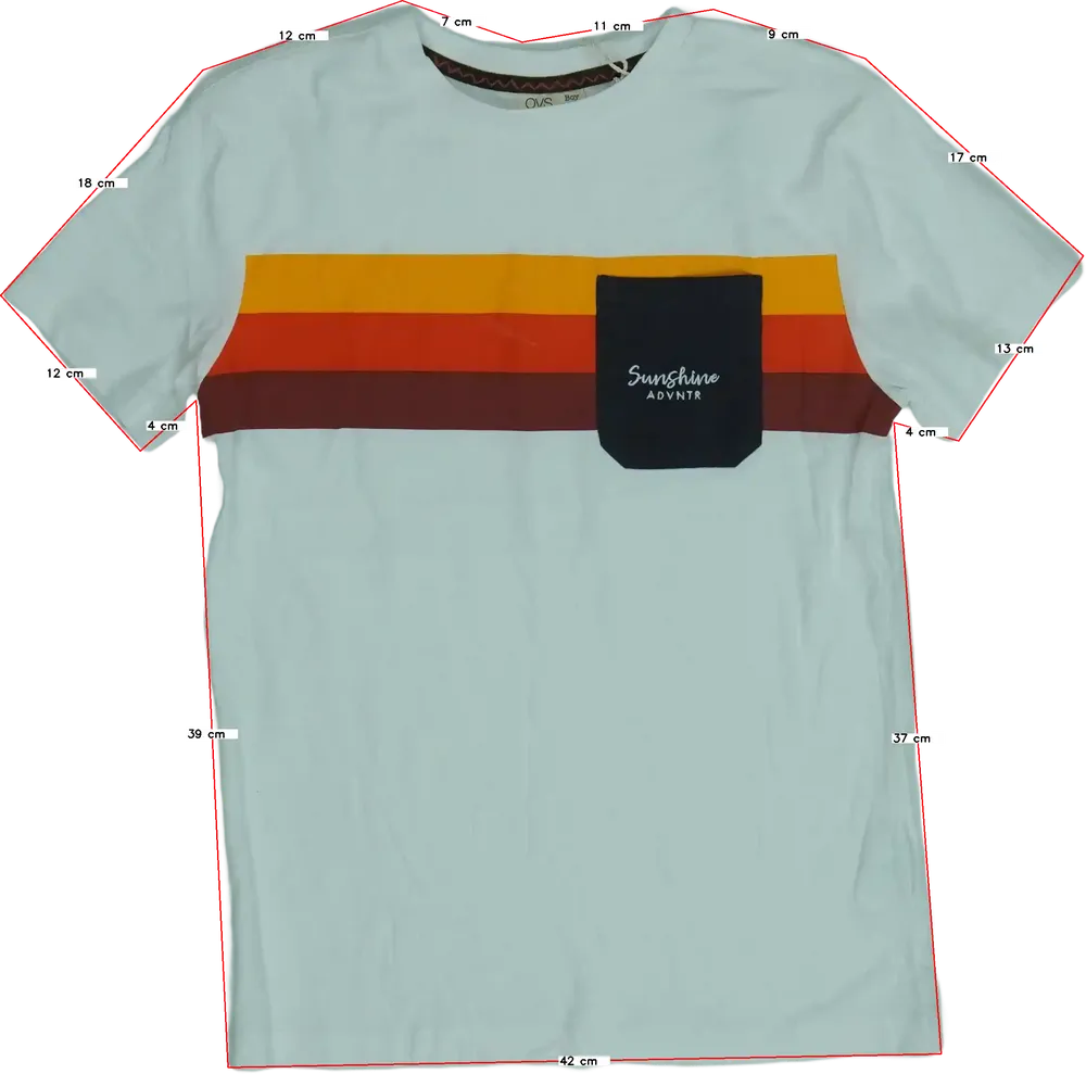 Fehér OVS Póló EU 152 / UK 12 év / US 12 év/L