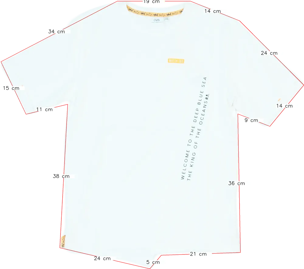 Fehér OVS Póló EU 152 / UK 12 év / US 12 év/L