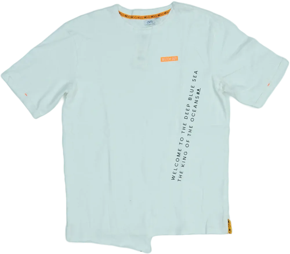 Fehér OVS Póló EU 158 / UK 13 év / US 14 év/XL