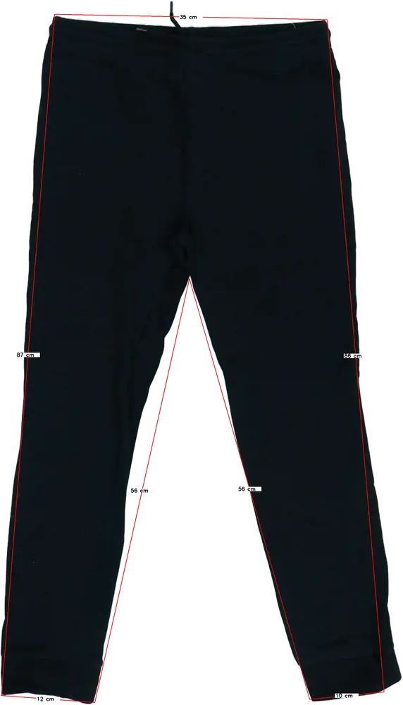 Fekete OVS Melegítőnadrág EU 152 / UK 12 év / US 12 év/L