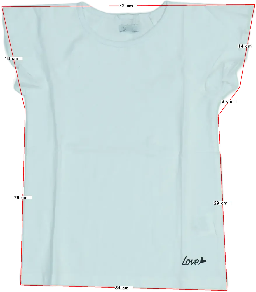 Fehér OVS Póló EU 116 / UK 6 év / US 6 év/S