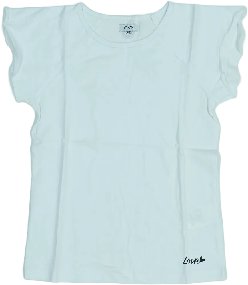 Fehér OVS Póló EU 122 / UK 7 év / US 7 év/M