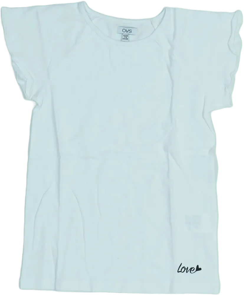 Fehér OVS Póló EU 128 / UK 8 év / US 8 év/M