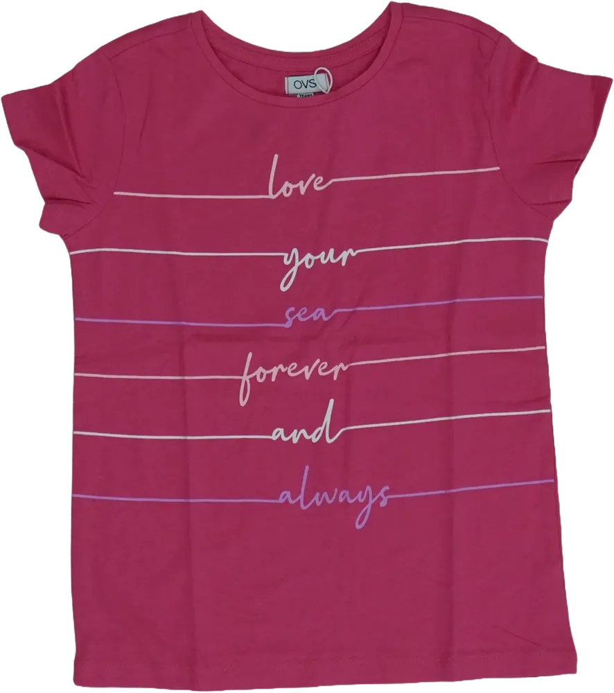Rózsaszín OVS Póló EU 104 / UK 4 év / US 4T/XS