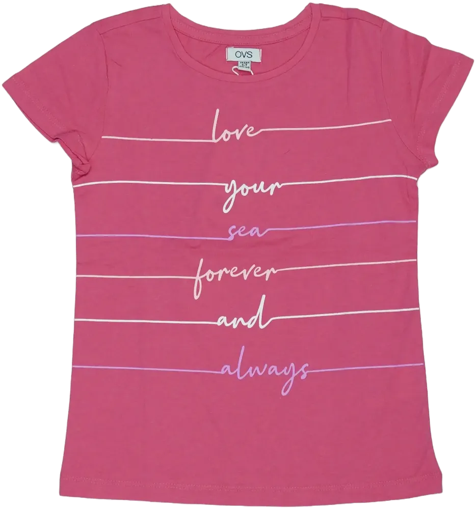 Rózsaszín OVS Póló EU 122 / UK 7 év / US 7 év/M