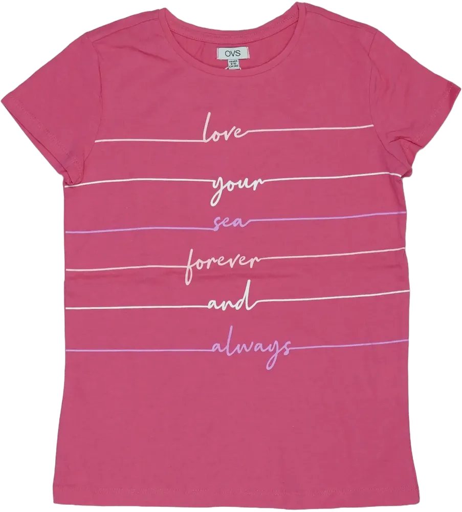 Rózsaszín OVS Póló EU 140 / UK 10 év / US 10 év/L