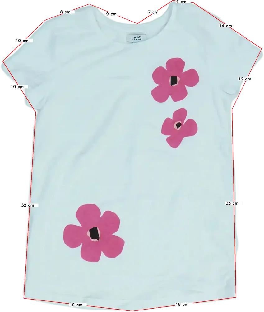 Fehér OVS Póló EU 128 / UK 8 év / US 8 év/M