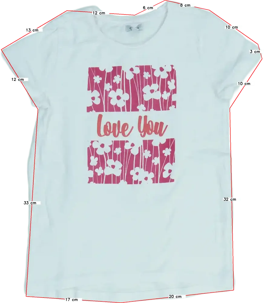 Fehér OVS Póló EU 140 / UK 10 év / US 10 év/L