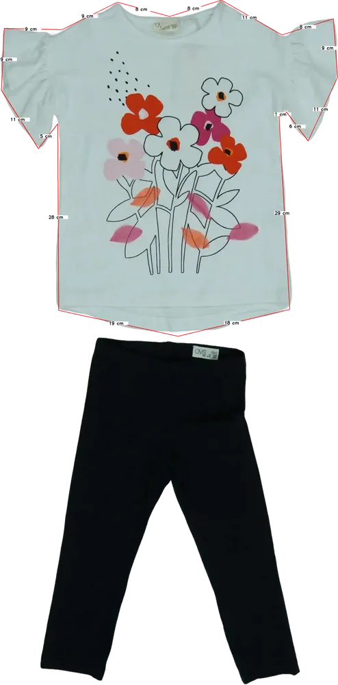 Multicoloured OVS 2-piece set - Top &amp; Bottom EU 116 / UK 6 years / US 6 years/S