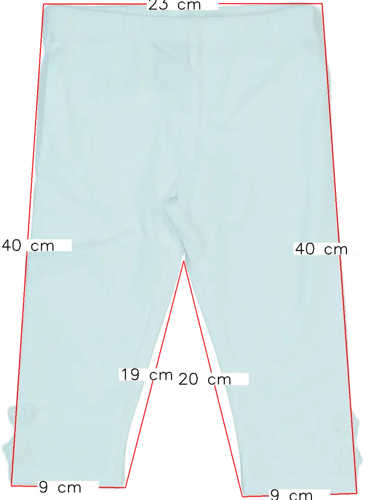 Fehér OVS - Fagottino Leggings EU 92 / UK 2 év / US 2T