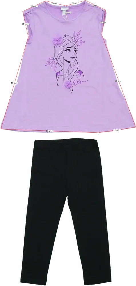 Többszínű Disney Póló EU 122 / UK 7 év / US 7 év/M