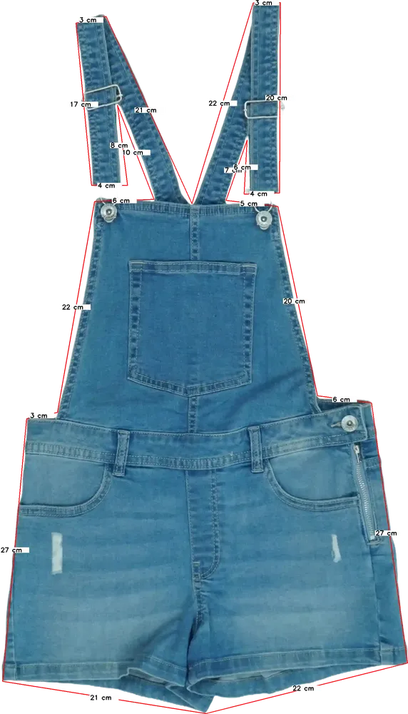 Kék OVS Kantáros hosszú / rövidnadrág EU 158 / UK 13 év / US 14 év/XL