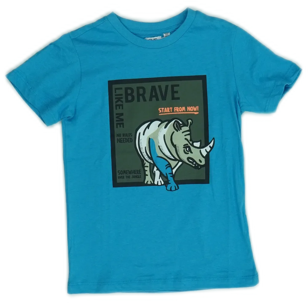 Kék OVS Póló EU 122 / UK 7 év / US 7 év/M