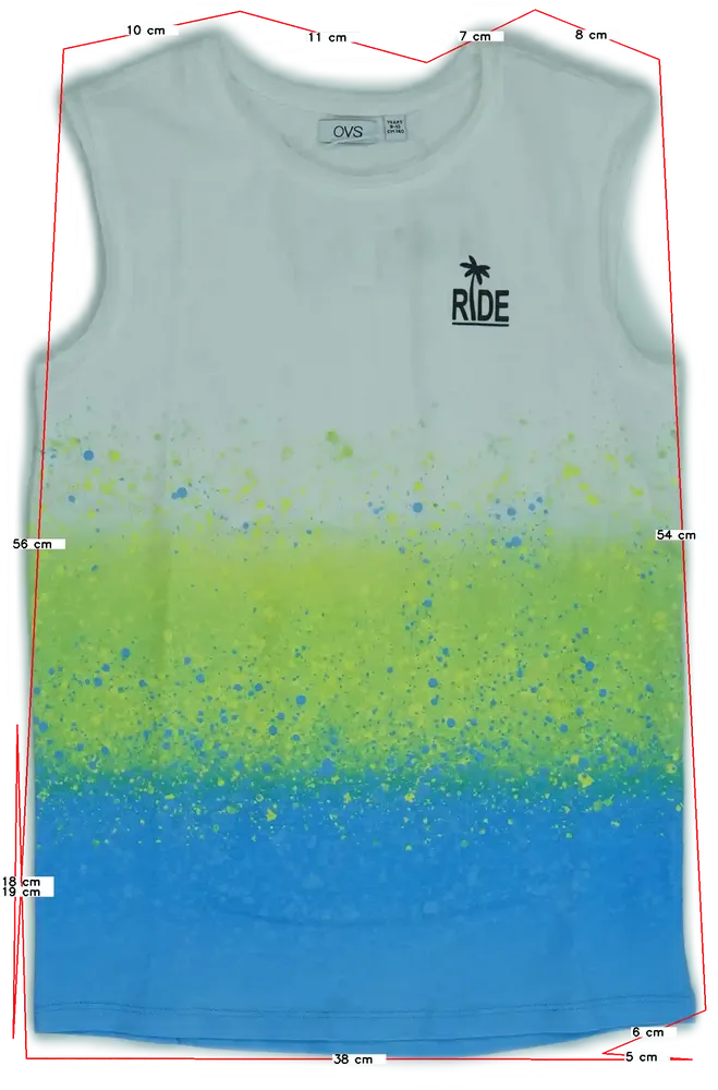 Fehér OVS Fiú / Férfi atléta EU 140 / UK 10 év / US 10 év/L