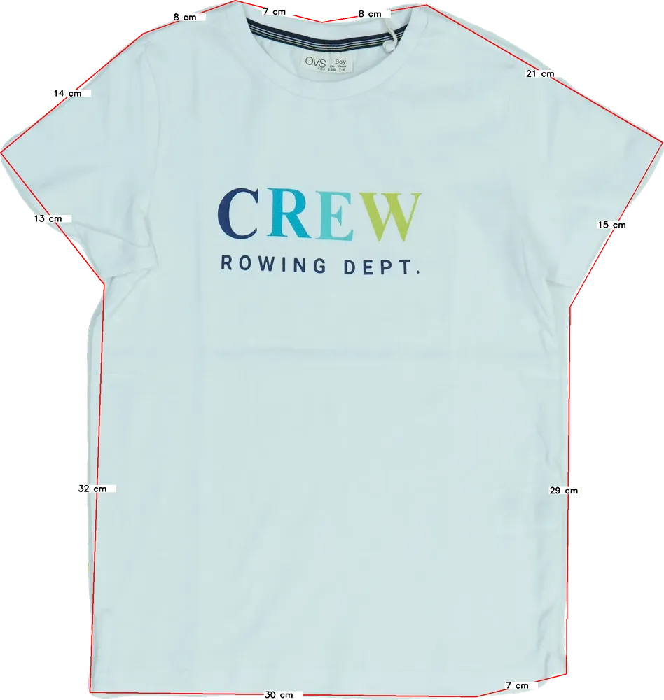 Fehér OVS Póló EU 128 / UK 8 év / US 8 év/M