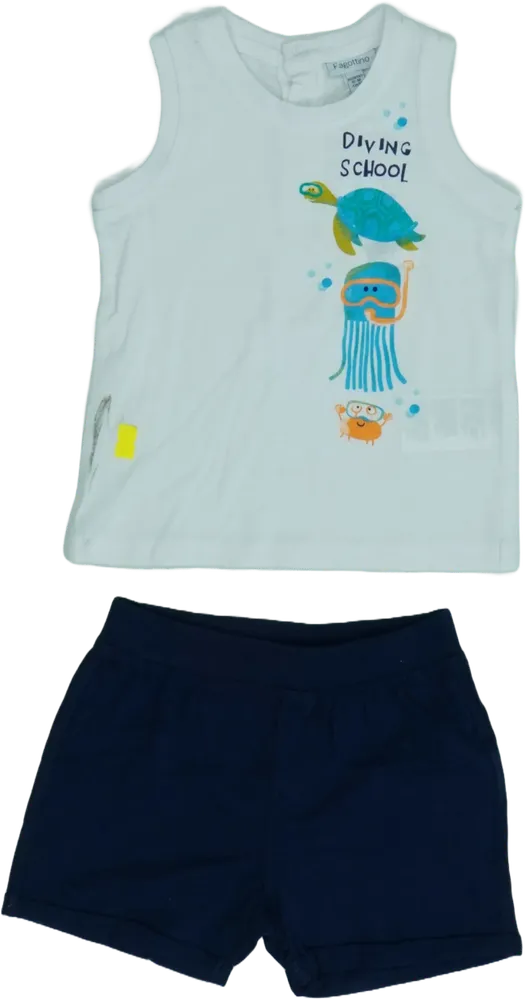 Többszínű OVS - Fagottino 2 részes szett - Felsőruházat és nadrág EU 86 / UK 12-18 hónap / US 18 hónap