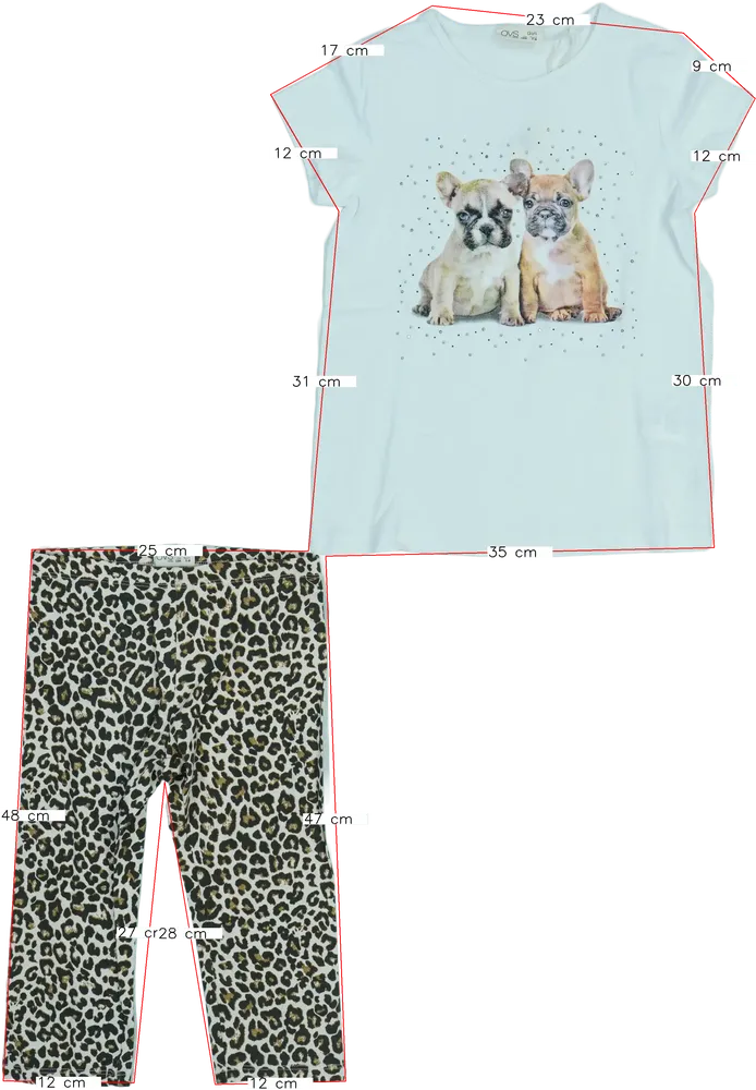 White OVS 2-piece set - Top &amp; Bottom EU 128 / UK 8 years / US 8 years/M