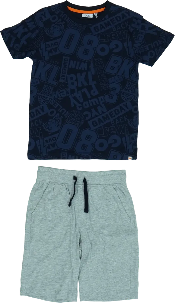 Blue OVS 2-piece set - Top &amp; Bottom EU 122 / UK 7 years / US 7 years/M