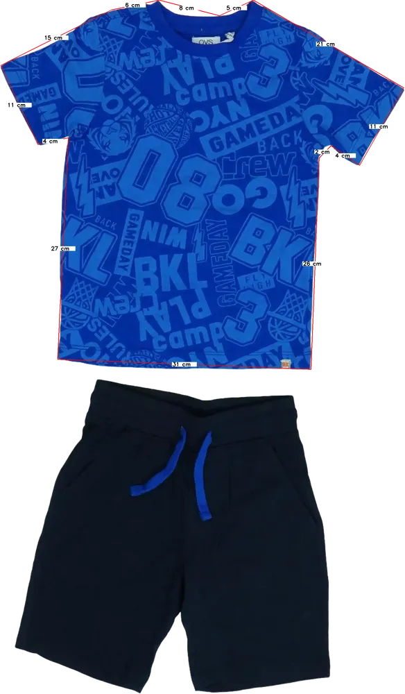 Kék OVS 2 részes szett - Felsőruházat és nadrág EU 104 / UK 4 év / US 4T/XS