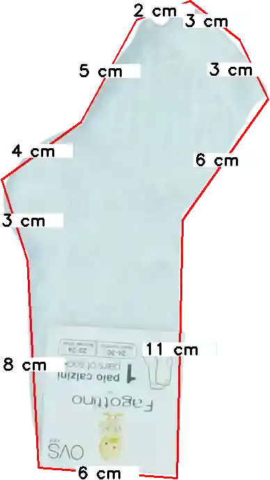 Fehér OVS Zokni EU 24