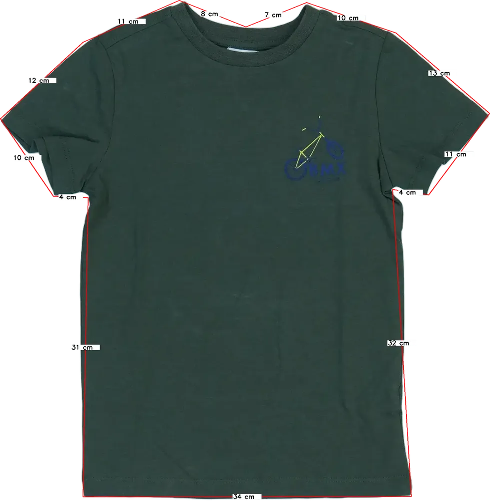 Zöld OVS Póló EU 122 / UK 7 év / US 7 év/M