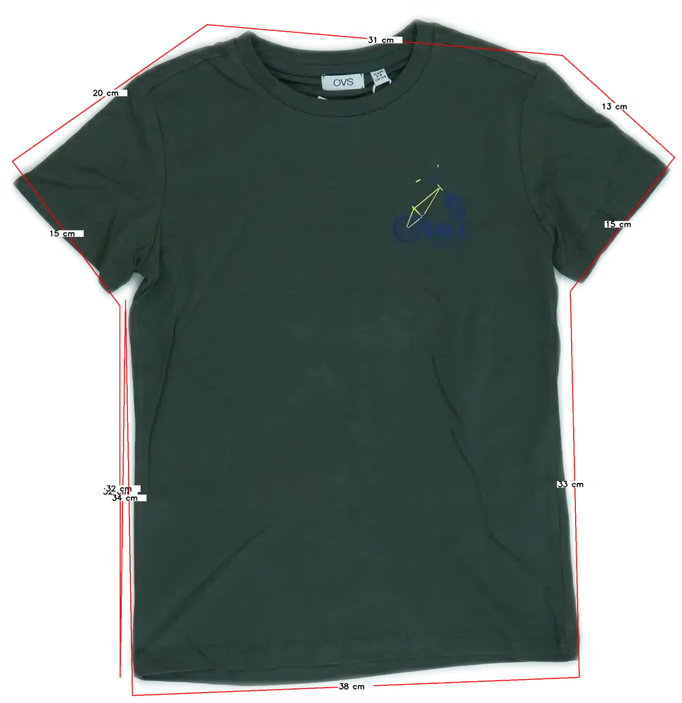 Zöld OVS Póló EU 134 / UK 9 év / US 9 év/L