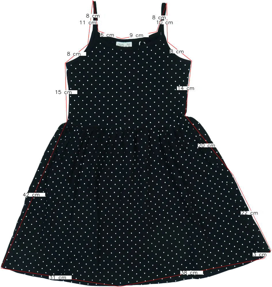 Fekete OVS Ruha EU 134 / UK 9 év / US 9 év/L