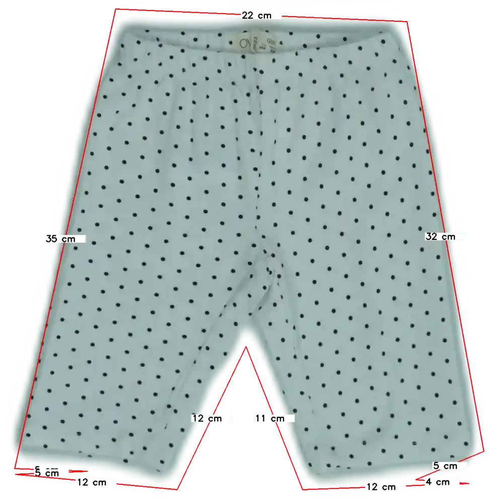 Fehér OVS Rövidnadrág EU 104 / UK 4 év / US 4T/XS