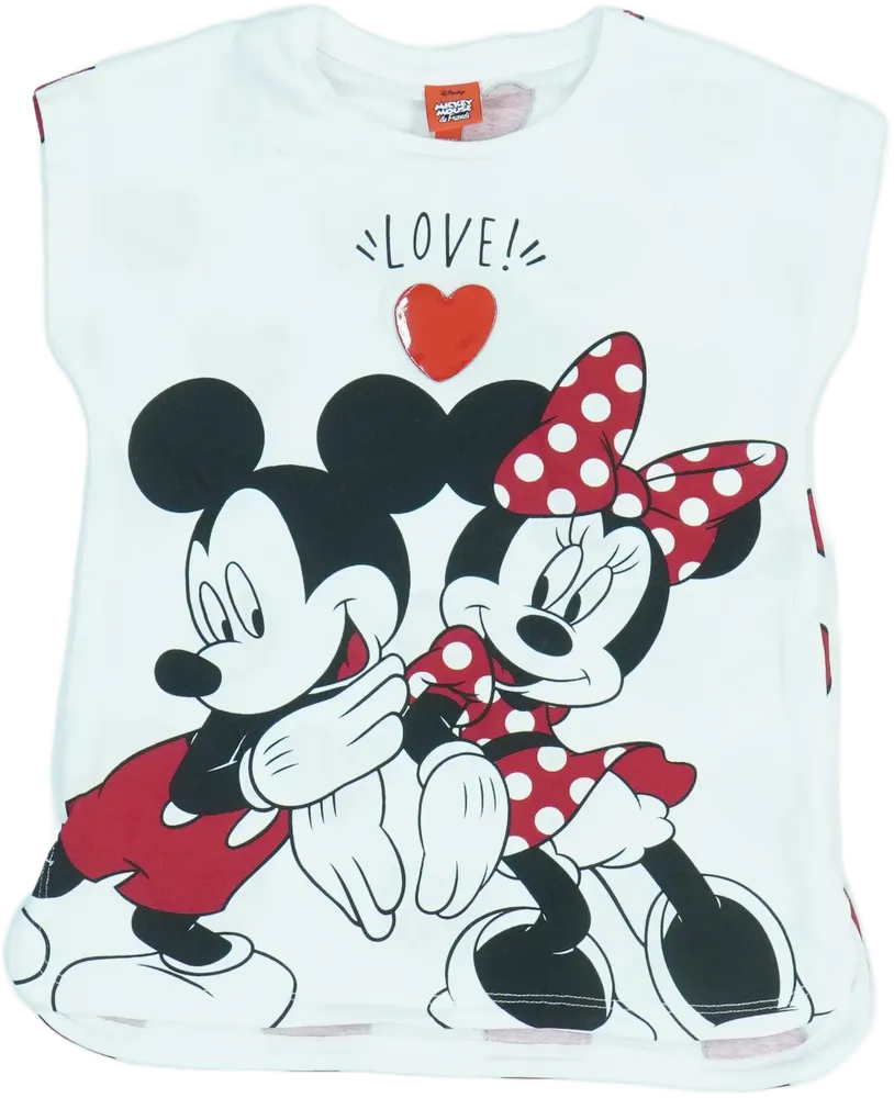 Fehér Disney Póló EU 122 / UK 7 év / US 7 év/M