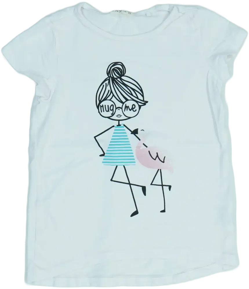 Fehér OVS Póló EU 122 / UK 7 év / US 7 év/M