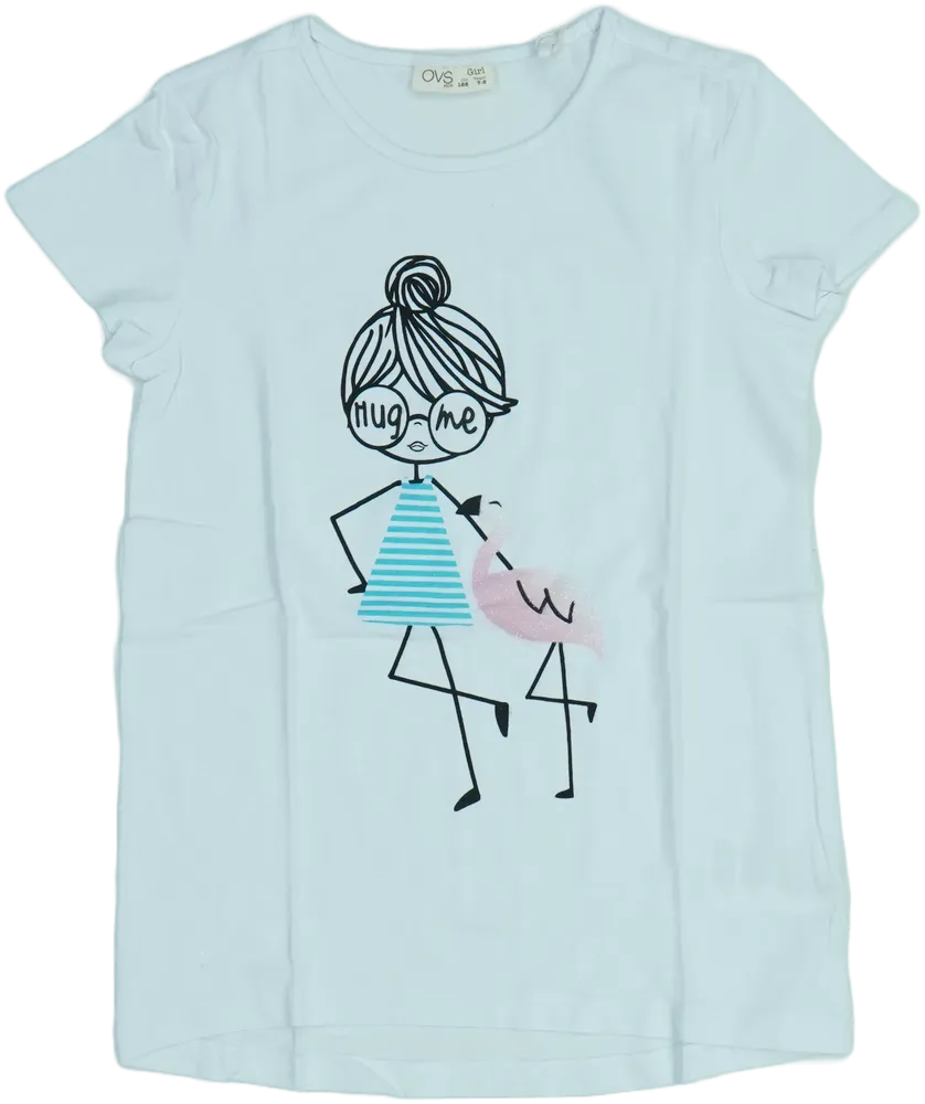 Fehér OVS Póló EU 128 / UK 8 év / US 8 év/M