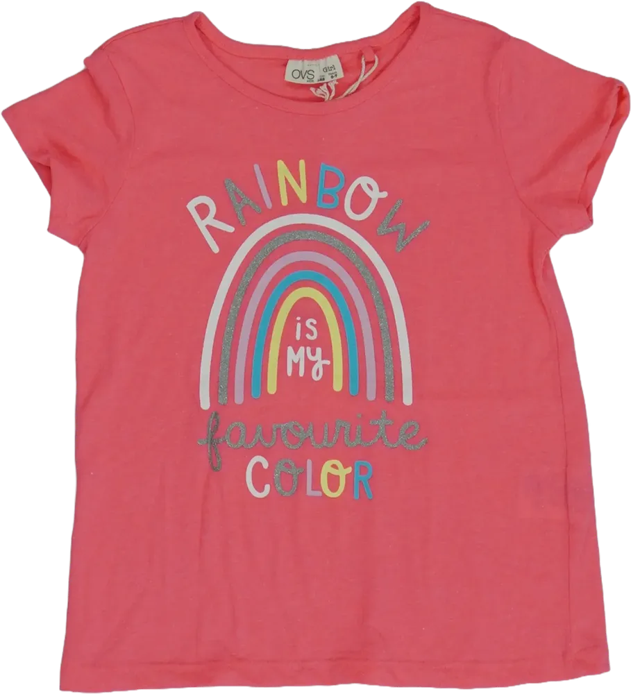 Rózsaszín OVS Póló EU 110 / UK 5 év / US 5 év/XS